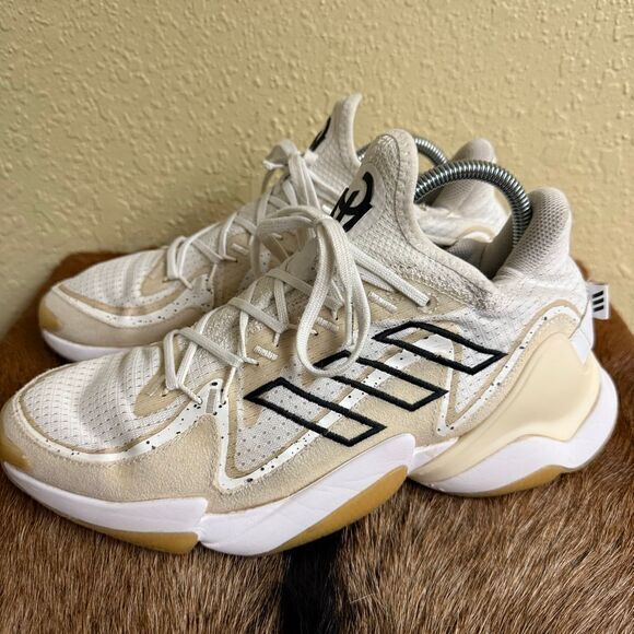 Adidas Mahomes‎ 1 Impact FLX Mens 9 Football Shoes Low White Gum IF4799 - Picture 1 of 8